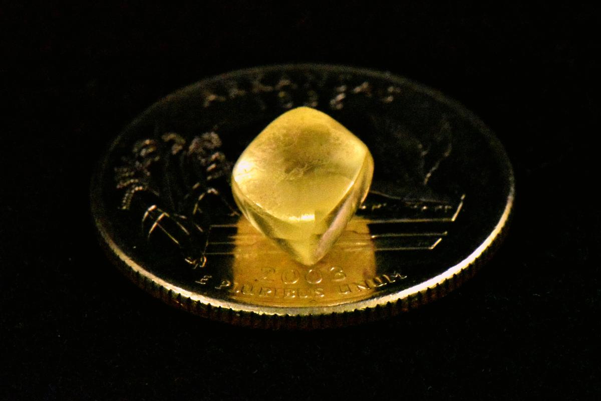 Two Yellow Gems Top a Year of Discoveries at the Crater of Diamonds